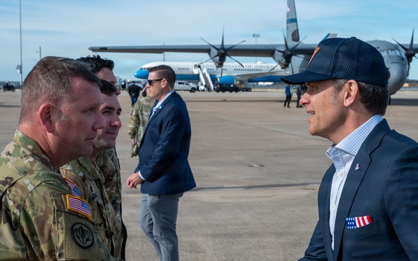 SECWAR Visits NAS JRB Fort Worth