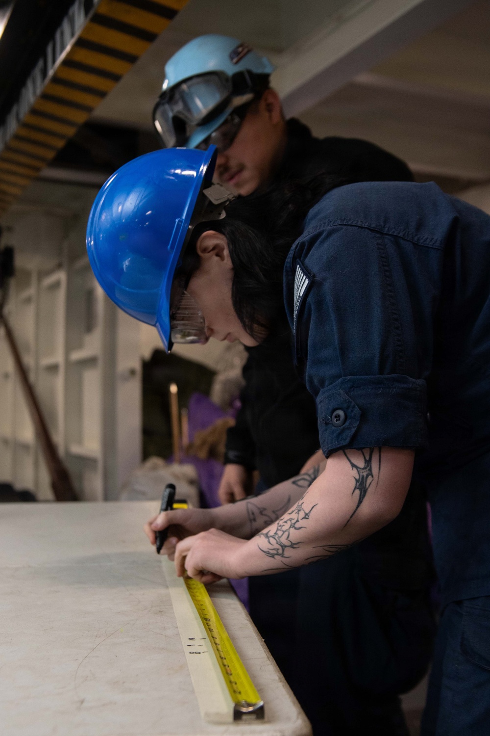 Ronald Reagan Sailors Perform Maintenance