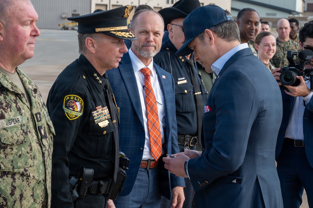 SECWAR Visits NAS JRB Fort Worth