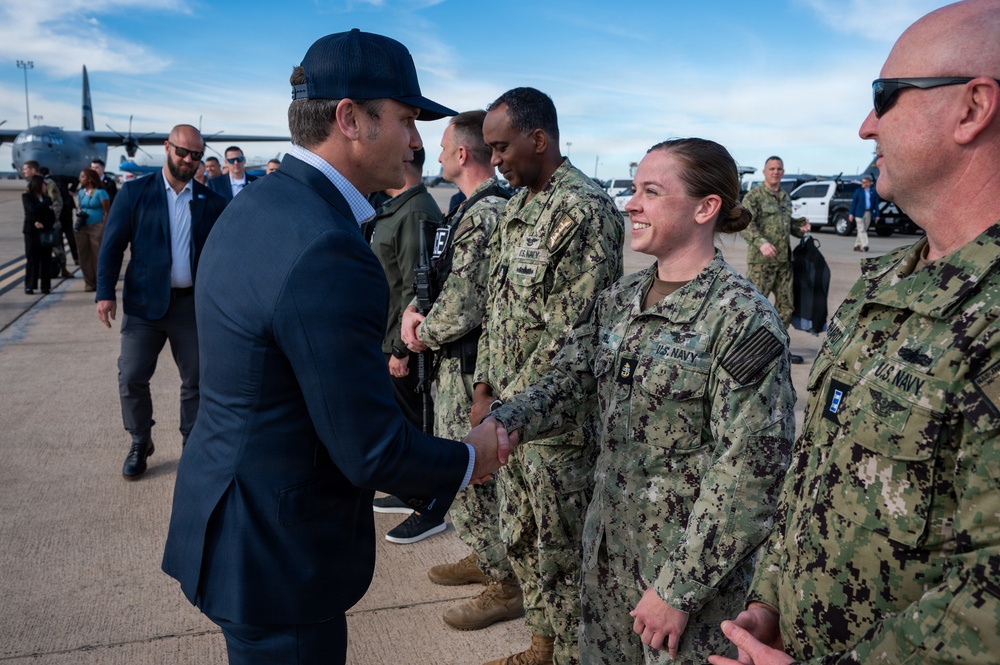 SECWAR Visits NAS JRB Fort Worth