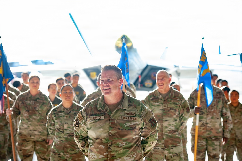 154th Wing Welcomes New Commander During Change of Command Ceremony