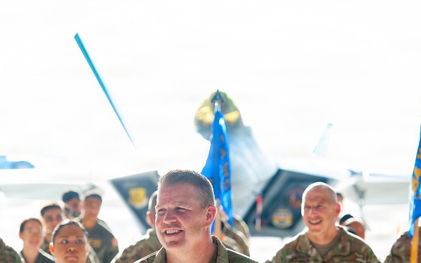 154th Wing Welcomes New Commander During Change of Command Ceremony