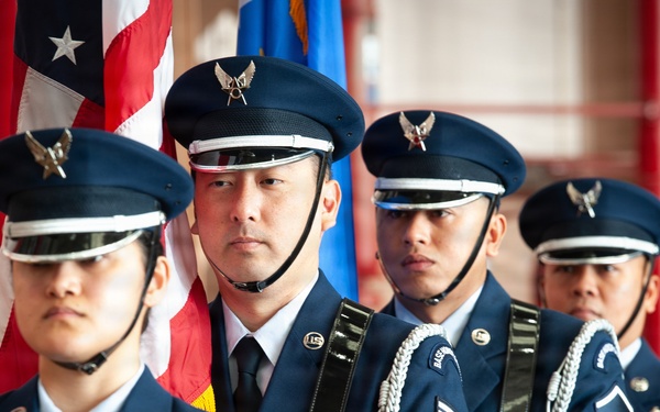 154th Wing Welcomes New Commander During Change of Command Ceremony