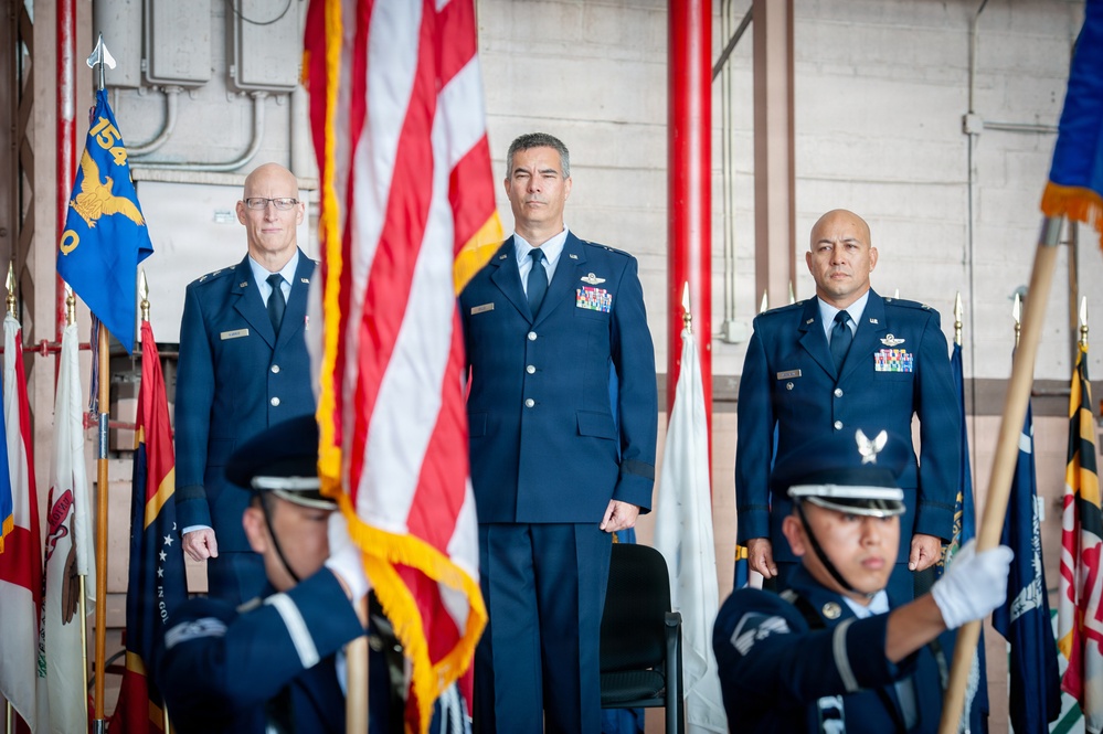 154th Wing Welcomes New Commander During Change of Command Ceremony