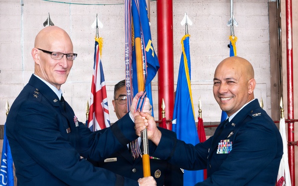 154th Wing Welcomes New Commander During Change of Command Ceremony