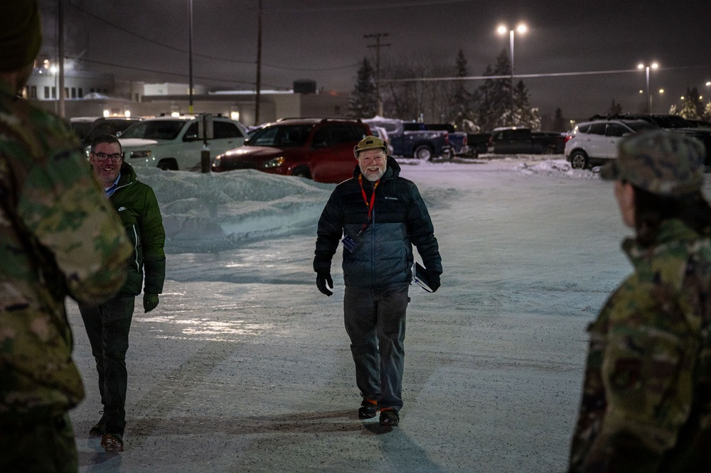 Alaska State House District 22 Representative Ted Eischeid visits JBER