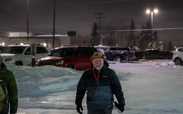 Alaska State House District 22 Representative Ted Eischeid visits JBER