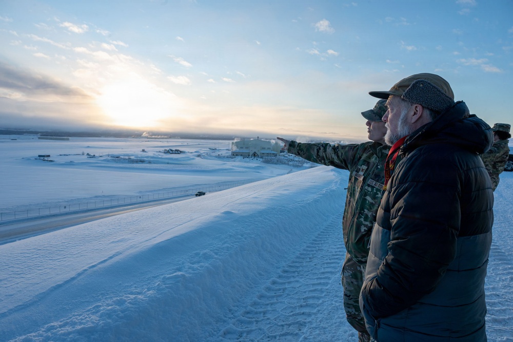 Alaska State House District 22 Representative Ted Eischeid visits JBER