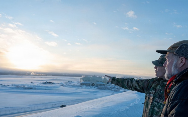 Alaska State House District 22 Representative Ted Eischeid visits JBER