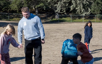 Presidio of Monterey service members mentor students at George C. Marshall Elementary School