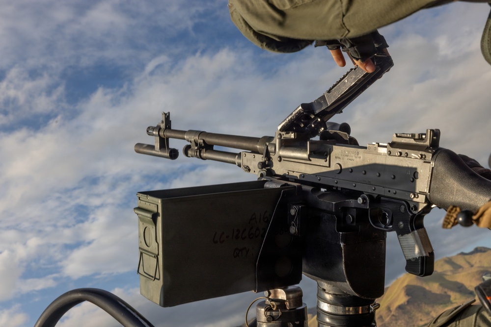22nd MEU(SOC) | VMM-263 (REIN) Trains Aerial Marksmanship on Puerto Rico