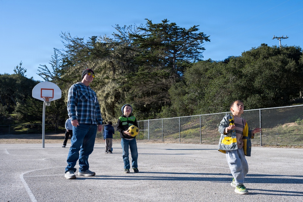 Presidio of Monterey service members mentor students at George C. Marshall Elementary School