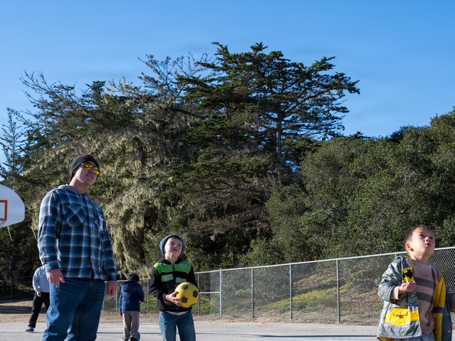 Presidio of Monterey service members mentor students at George C. Marshall Elementary School