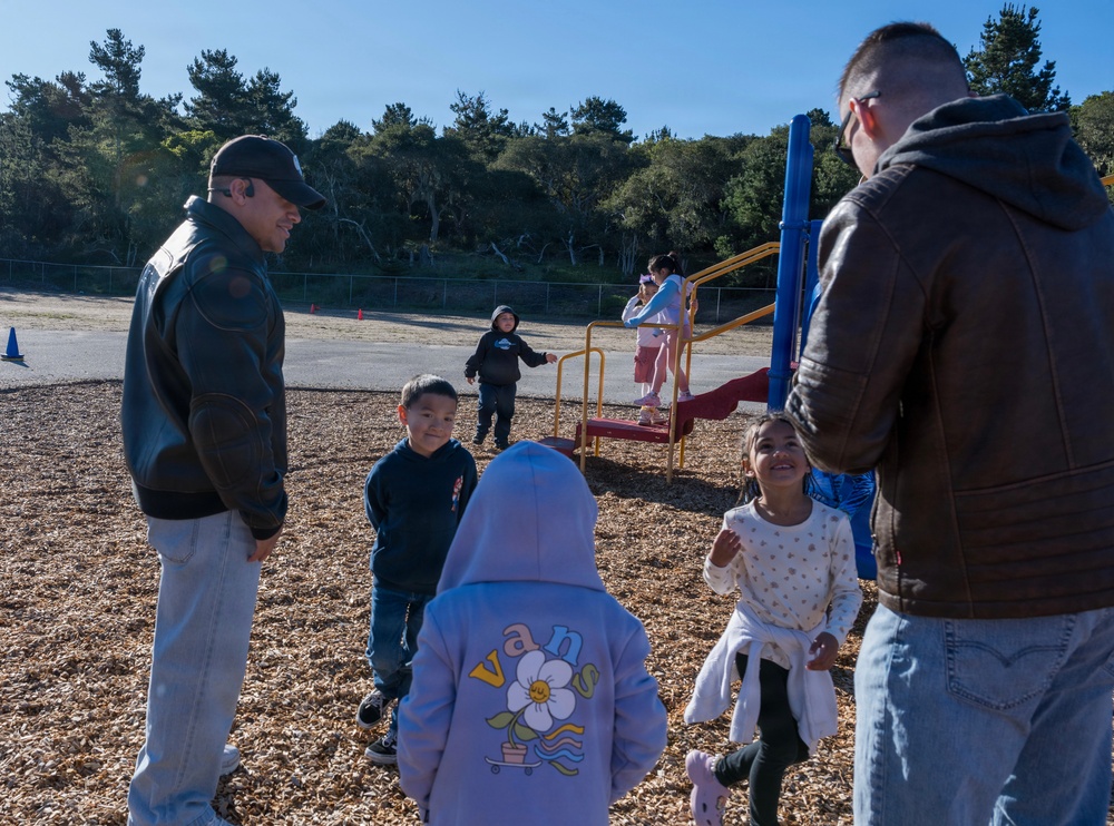 Presidio of Monterey service members mentor students at George C. Marshall Elementary School