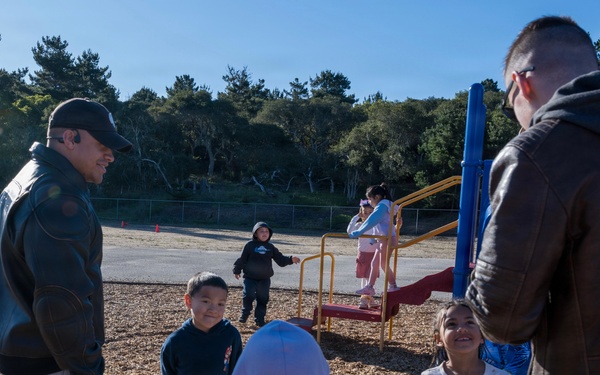Presidio of Monterey service members mentor students at George C. Marshall Elementary School