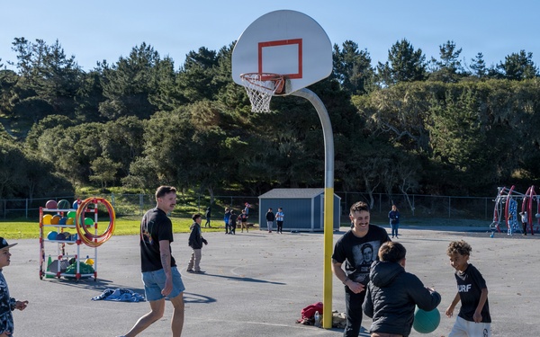 Presidio of Monterey service members mentor students at George C. Marshall Elementary School