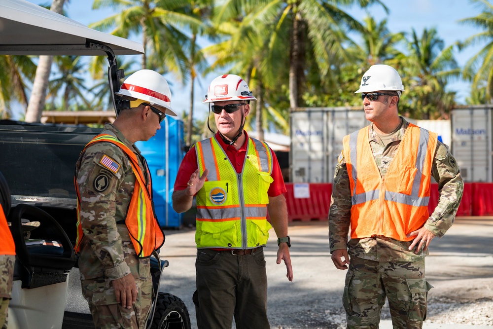 BG Okamura Visit to U.S. Army Garrison - Kwajalein Atoll