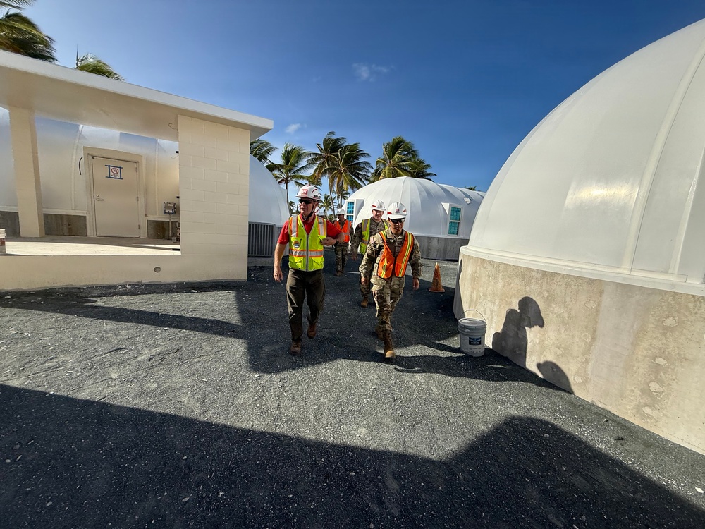 BG Okamura Visit to U.S. Army Garrison - Kwajalein Atoll