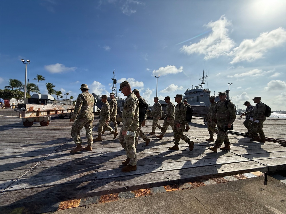 BG Okamura Visit to U.S. Army Garrison - Kwajalein Atoll