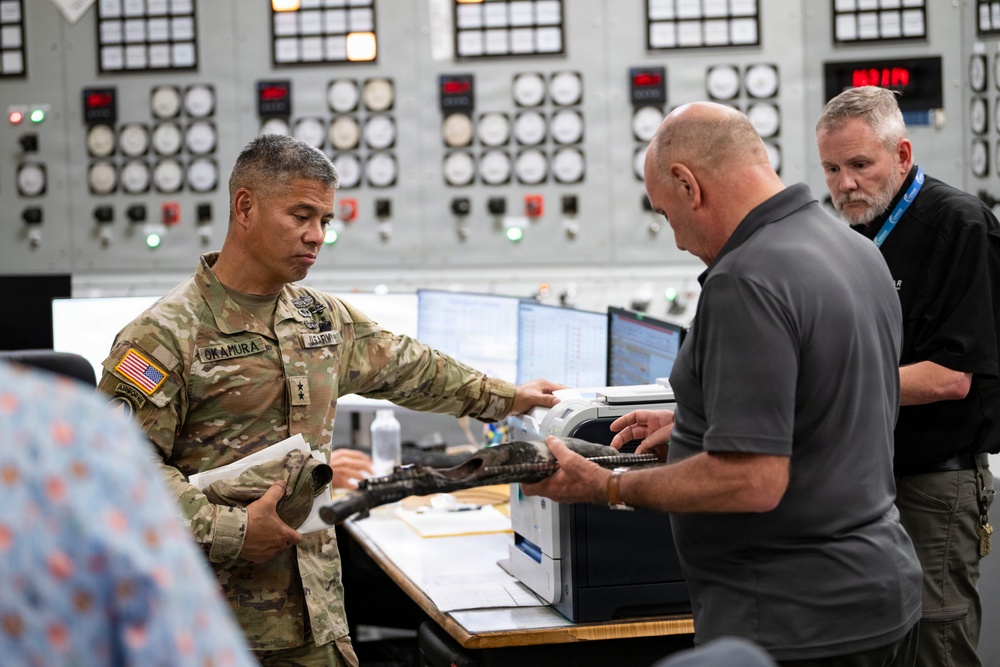 BG Okamura Visit to U.S. Army Garrison - Kwajalein Atoll