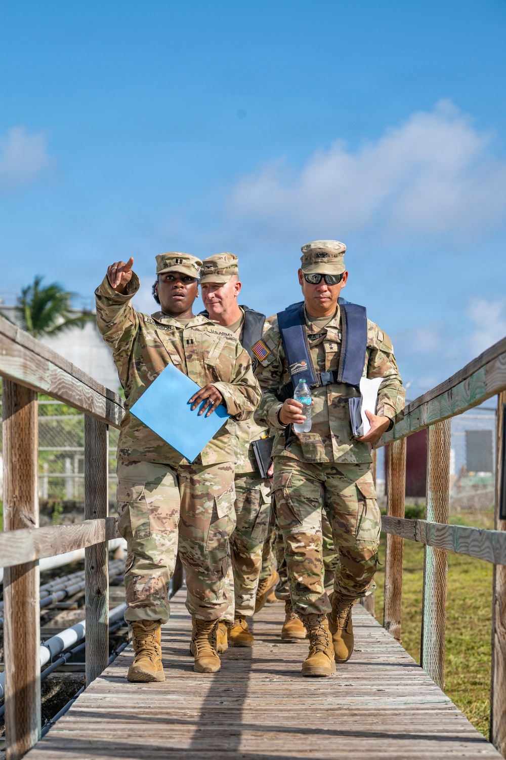 BG Okamura Visit to U.S. Army Garrison - Kwajalein Atoll