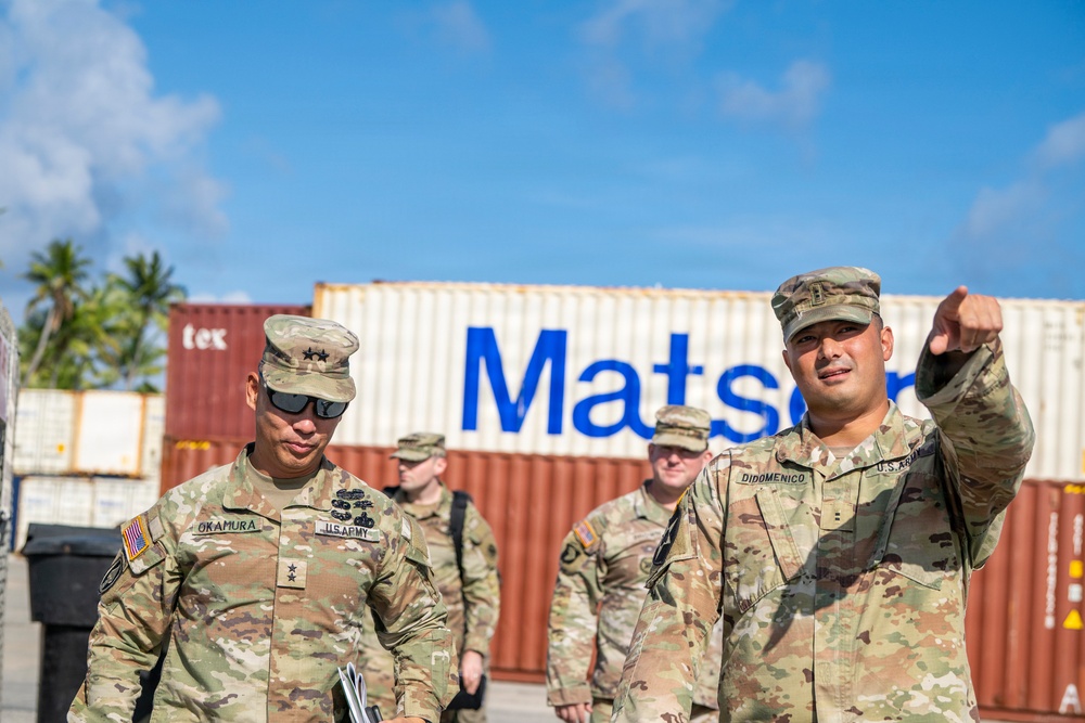 BG Okamura Visit to U.S. Army Garrison - Kwajalein Atoll