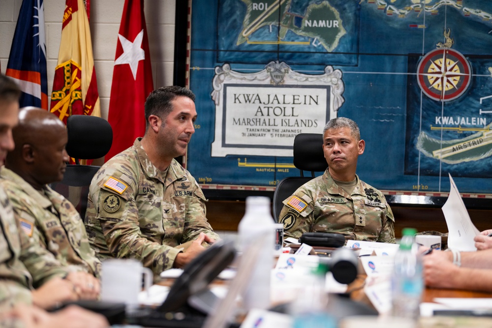BG Okamura Visit to U.S. Army Garrison - Kwajalein Atoll