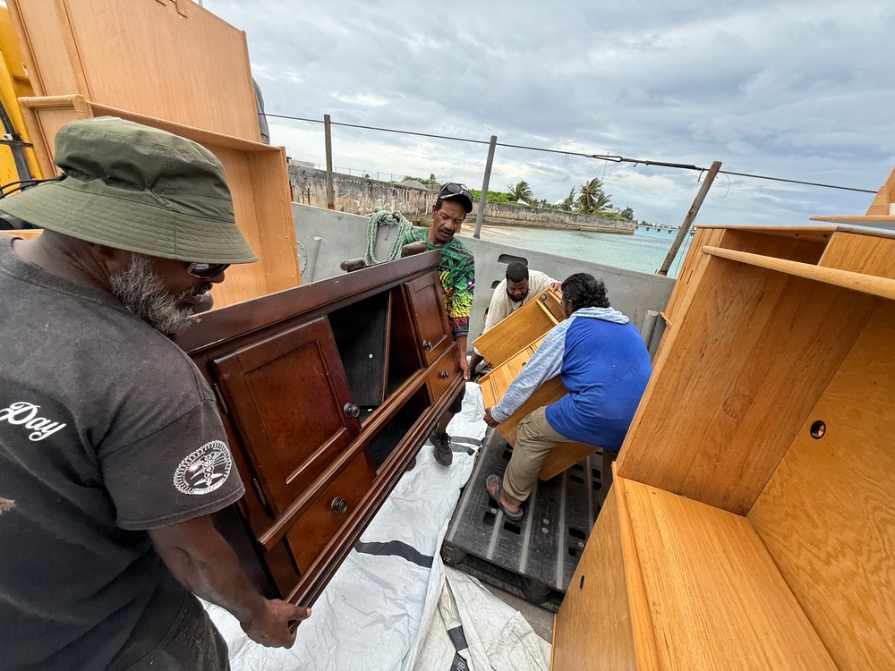Furniture to Ebeye