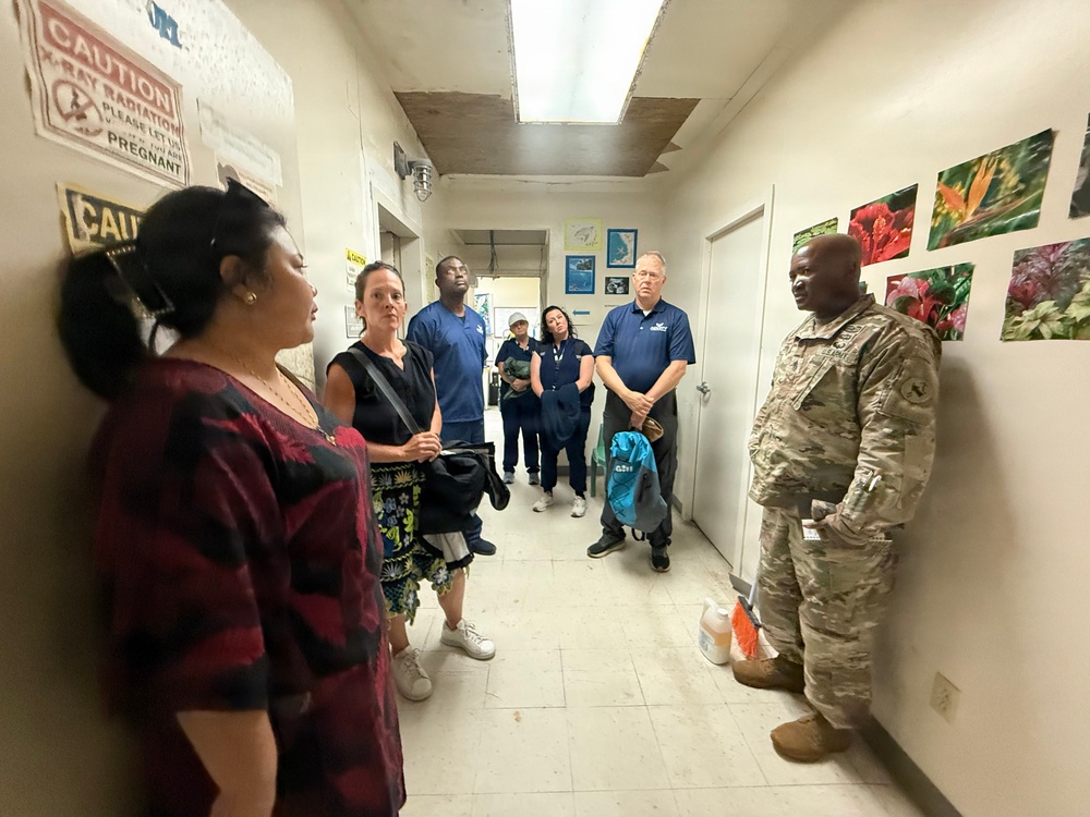 USAG-KA Visits Ebeye Hospital