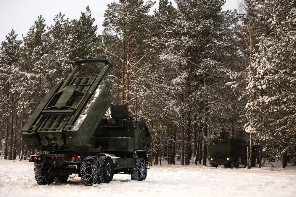 1-14 FAR Conducts HIMARS Training with Lithuanian Armed Forces