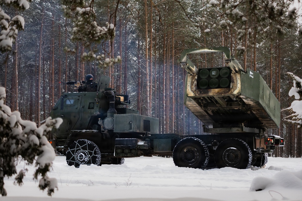 1-14 FAR Conducts HIMARS Training with Lithuanian Armed Forces