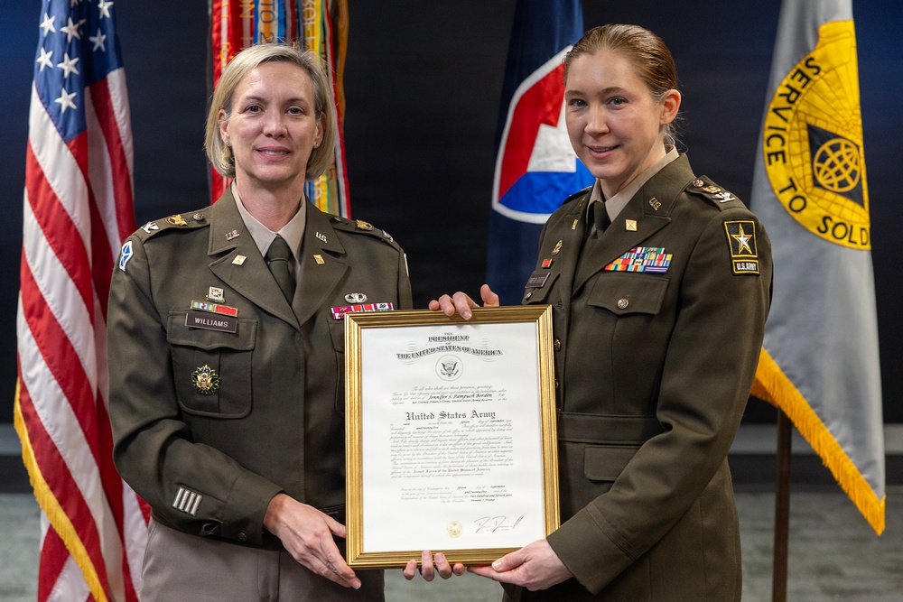 Pampuch Borden promoted to colonel