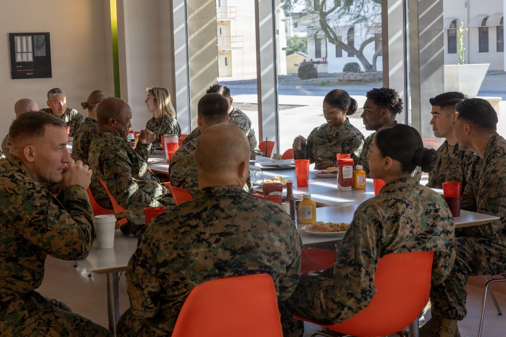 Brig. Gen. Nick I. Brown visits MCAS Yuma