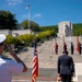 Adm. Steve Koehler, commander, U.S. Pacific Fleet, attends a wreath laying with Japan's Minister of Defense at the National Memorial of the Pacific