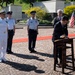 Adm. Steve Koehler, commander, U.S. Pacific Fleet, attends a wreath laying with Japan's Minister of Defense at the National Memorial of the Pacific
