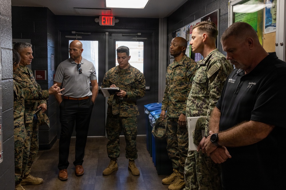 Brig. Gen. Nick I. Brown visits MCAS Yuma