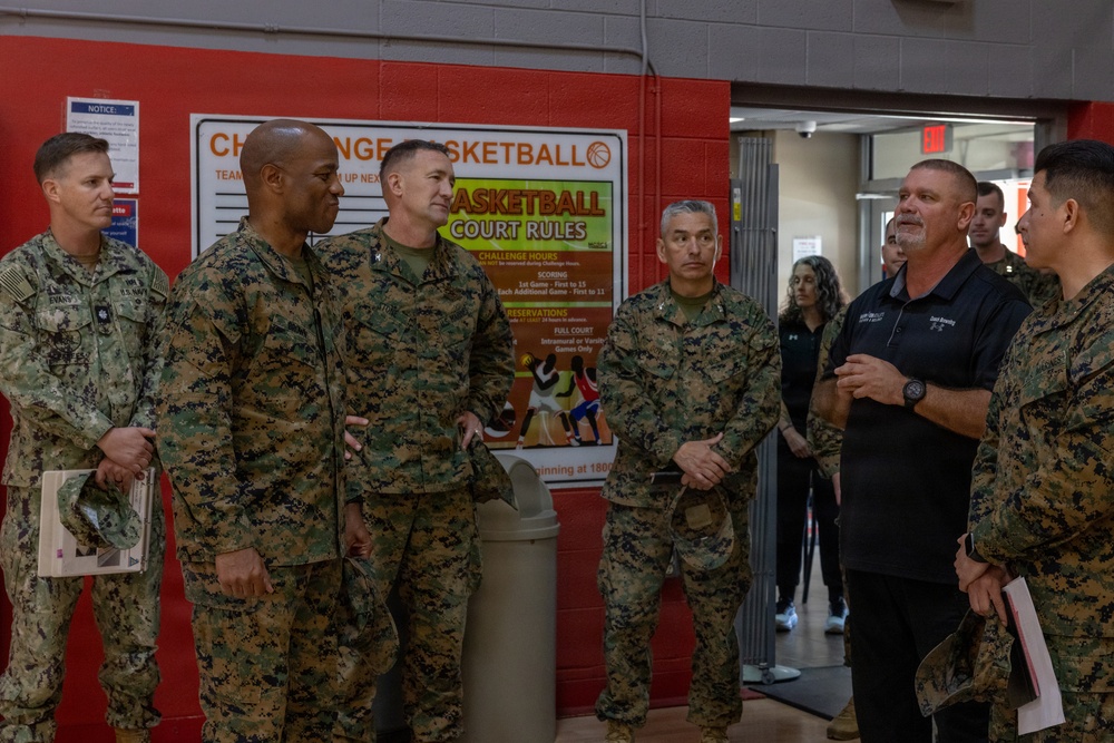 Brig. Gen. Nick I. Brown visits MCAS Yuma