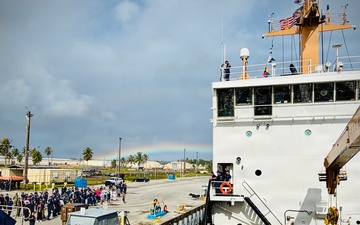 USCGC Hickory arrives in Guam, restoring full buoy tender capacity in Oceania