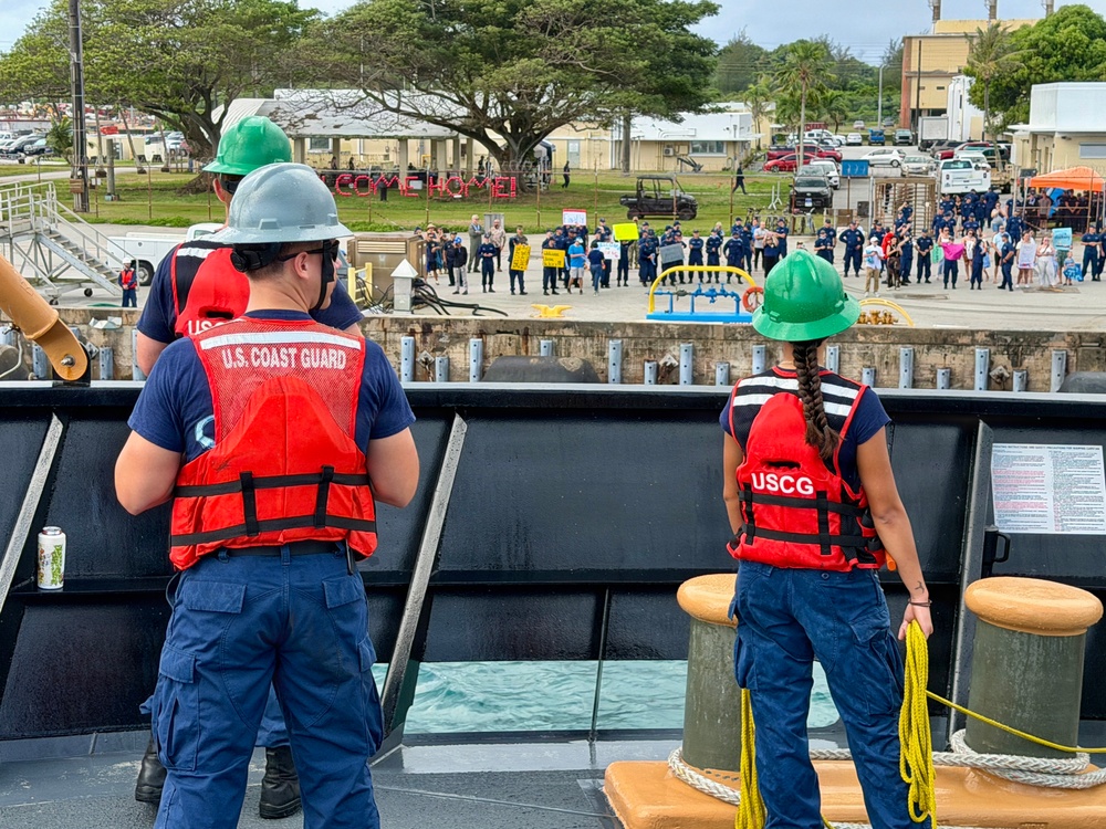 USCGC Hickory arrives in Guam, restoring full buoy tender capacity in Oceania