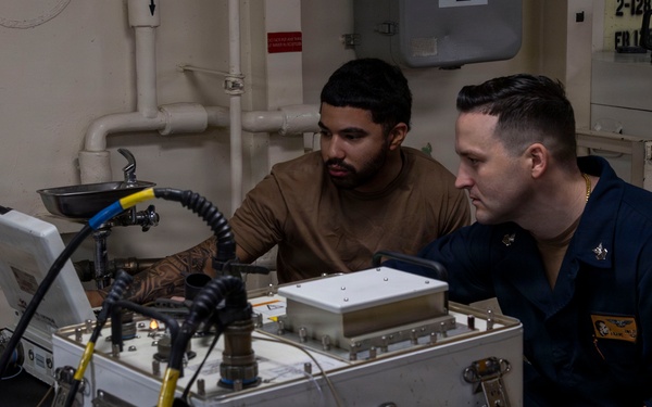 Abraham Lincoln conducts routine operations