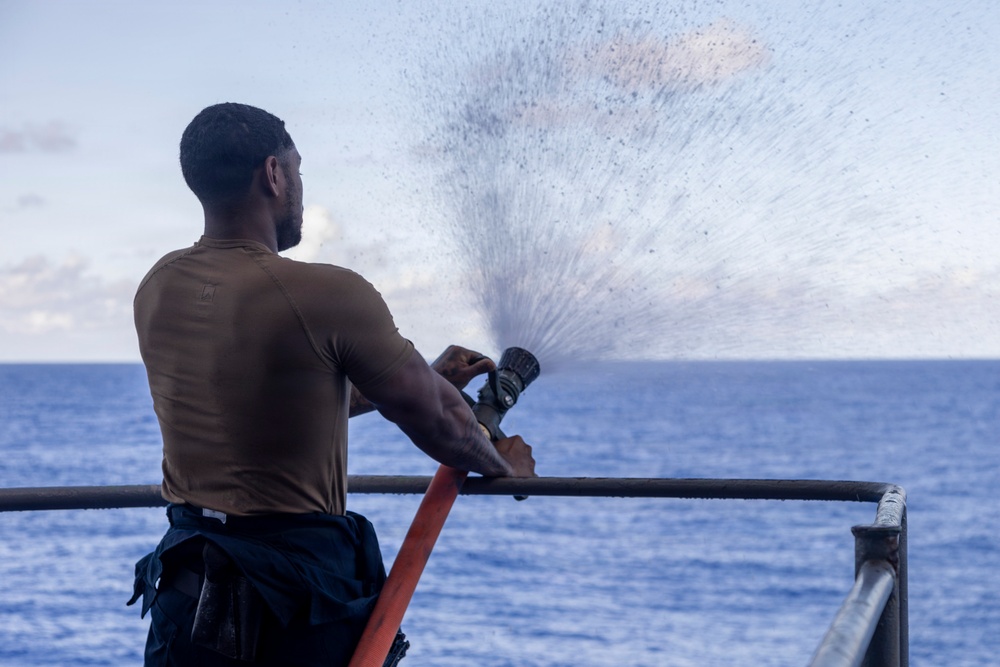 Abraham Lincoln conducts routine operations