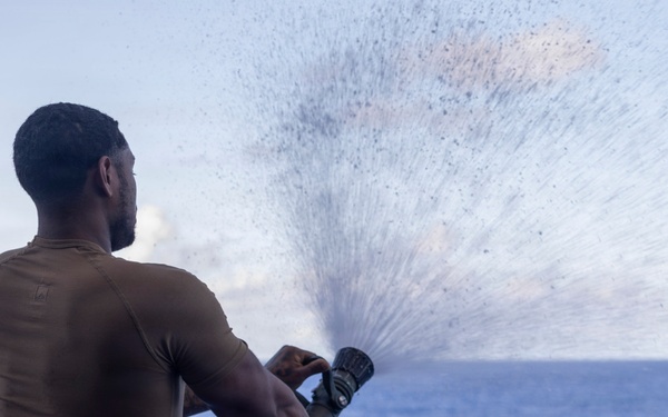 Abraham Lincoln conducts routine operations