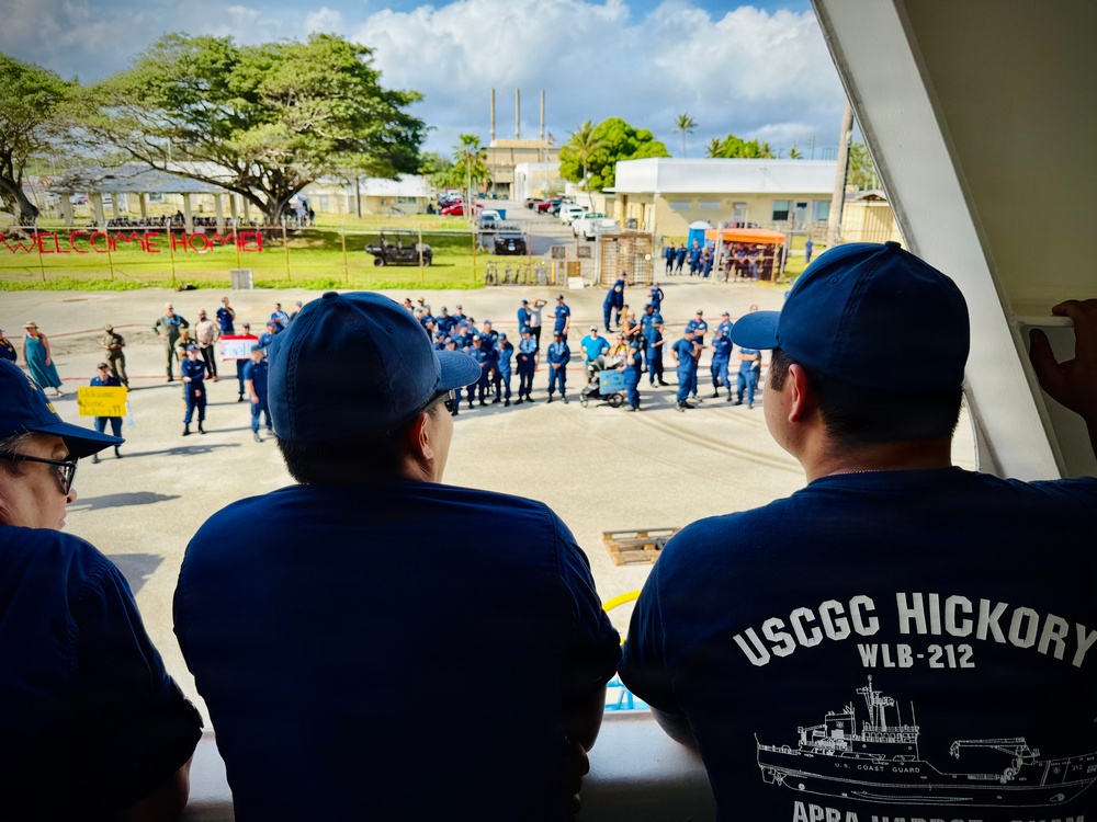 USCGC Hickory arrives in Guam, restoring full buoy tender capacity in Oceania