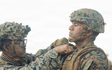 12th LCT Machine Gunner Promoted to Lance Corporal During FTX