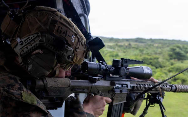 3rd Reconnaissance Battalion visits Camp Blaz to conduct Aerial Sniper Training