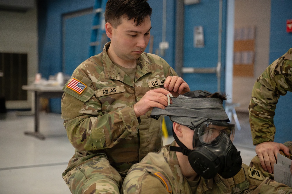 Washington National Guard Soldiers prep for E2B assessment