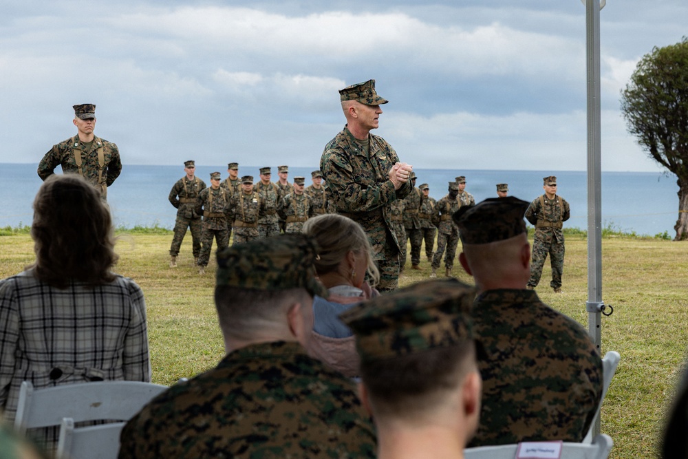 3rd Marine Expeditionary Brigade Stands Up Headquarters Company