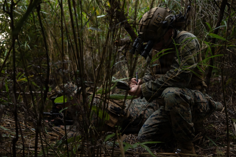 12th LCT Marines Establish Patrol Bases During a Squad Competition