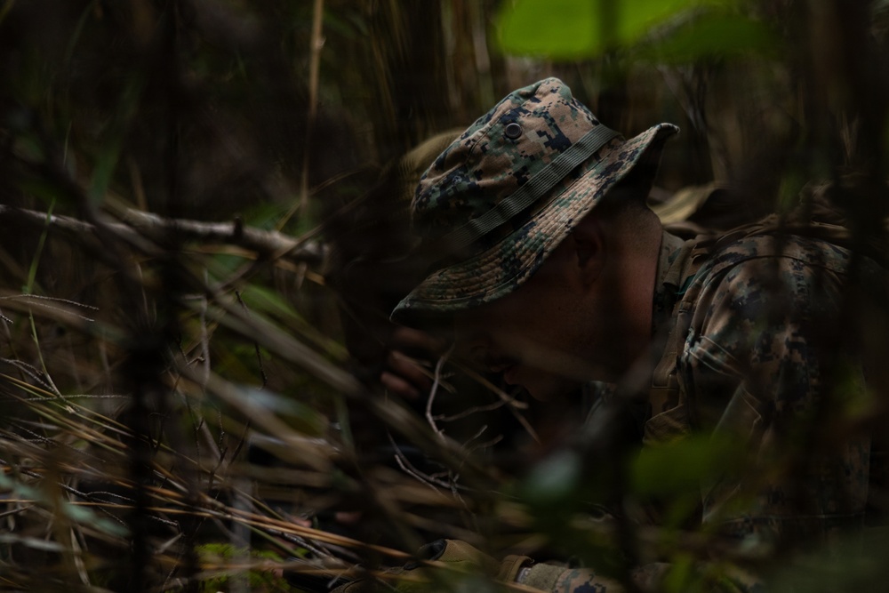 12th LCT Marines Establish Patrol Bases During a Squad Competition