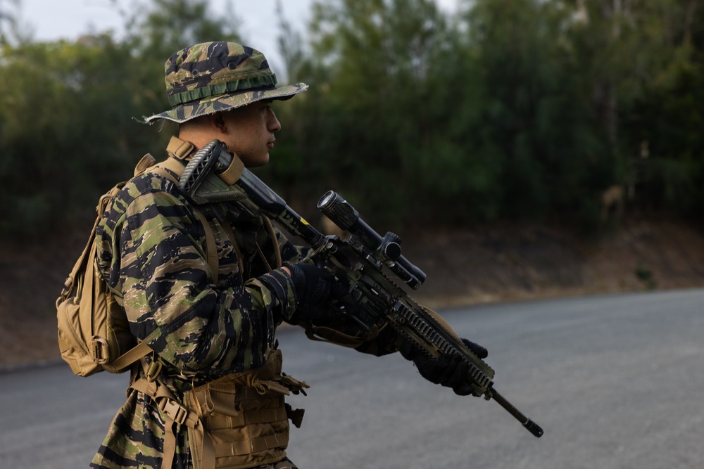 12th LCT Marines Establish Patrol Bases During a Squad Competition